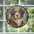 Bernese Mountain Dog Stained Glass Effect Suncatcher